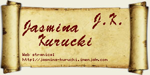 Jasmina Kuručki vizit kartica